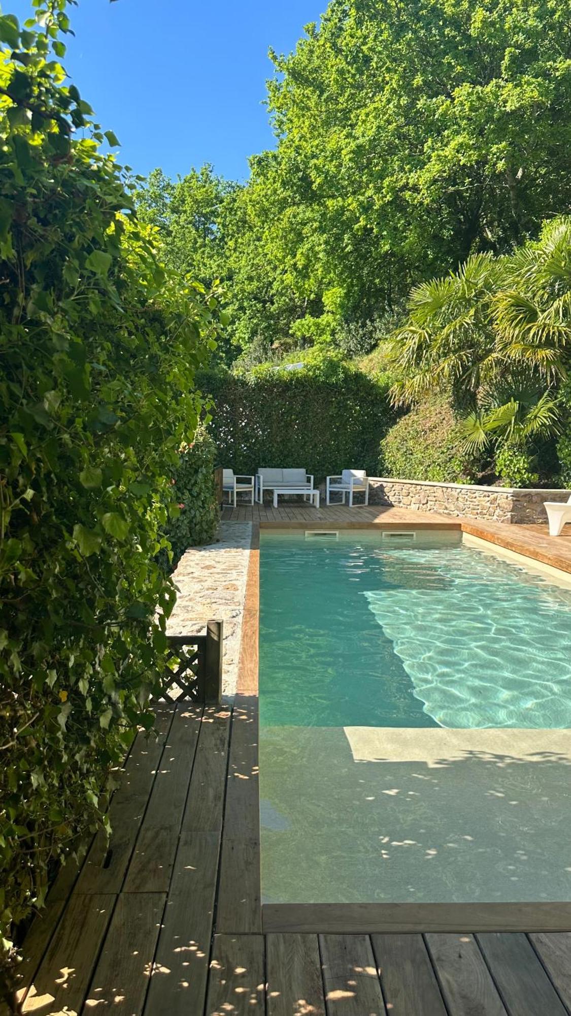 منزل الضيف سانتياغو دي كومبوستيلا  في Casa De Afora Casa Con Piscina Y Jacuzzi Privados المظهر الخارجي الصورة